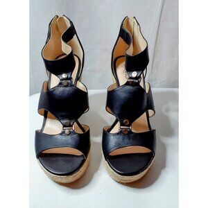 Karl Lagerfeld Savoie leather Espadrilles